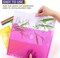 6 Pack Binder Pocket Folders (6 Pack 11 Hole- Colorful) 12 x 9.4 inches